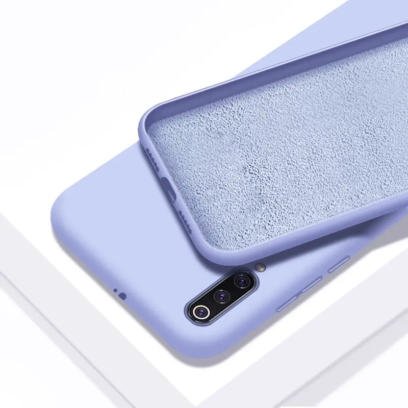 Мягкий жидкий силиконовый чехол для Xiaomi Mi 9 8 SE Lite A3 T Note 10 Mi9 Mi8 Redmi 8A K20 7 Pro 7|Бамперы| |