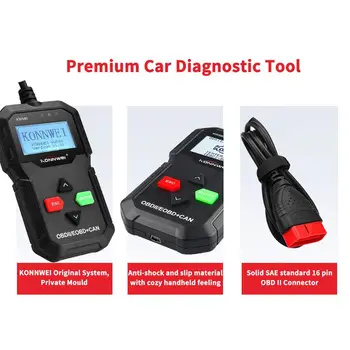 

KW590 OBD2 Scanner Car Diagnostic Scanner Auto Diagnostics Scanner Tool
