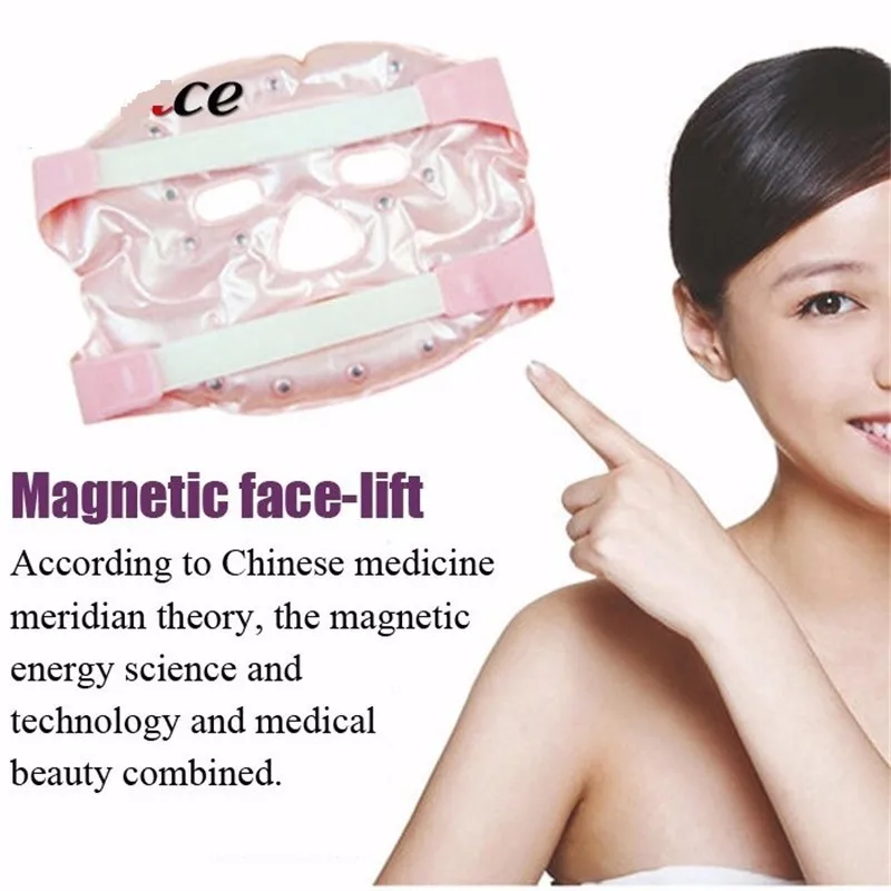 

Magnet Thin Face Remove Pouch Health Magnetic Mask Facial Mask Promotes Blood Circulation Gel Slimming Acupoint Skin Care TSLM1