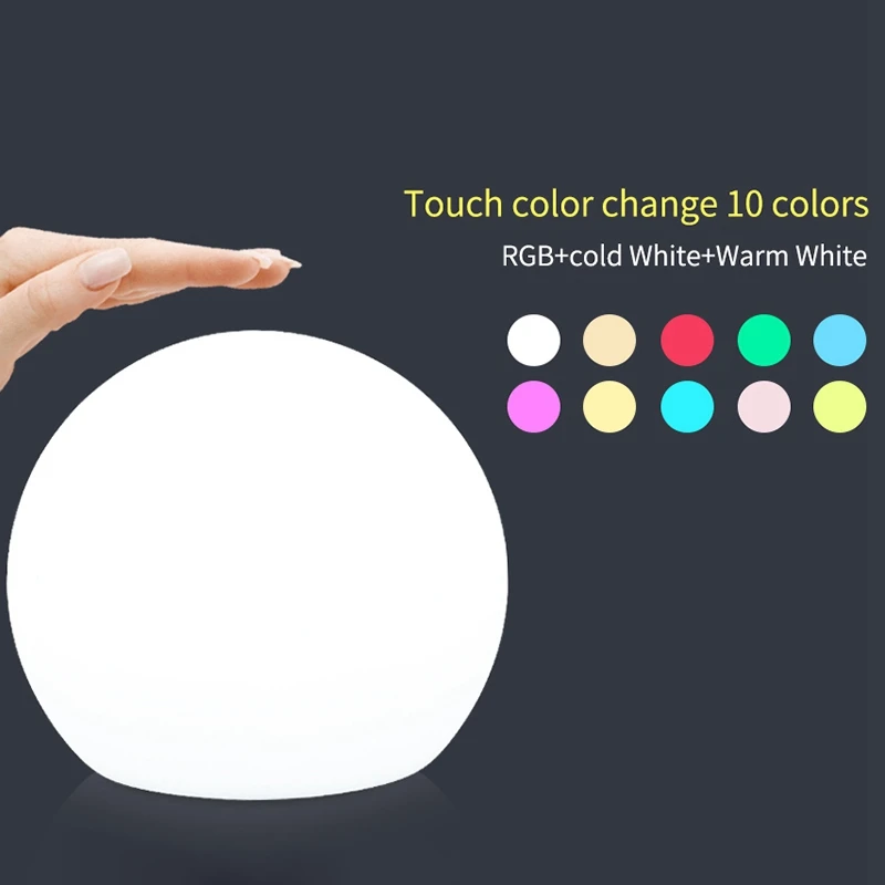ABUI-Wifi Smart Table Lamp Compatible With Alexa Google Home Voice Control Hand Press Light Led Ambient Night Light Controlled B