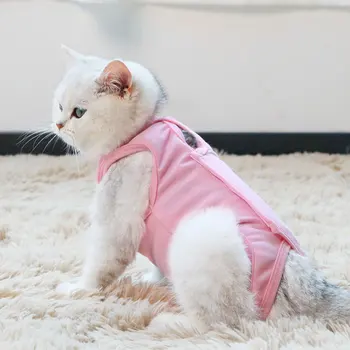 

Pet Postoperative Vest Anti-Off Anti-bite Pet Breathable Recovery Clothes Cat Dog Medicine Prevent Lick Weaning After Surgery