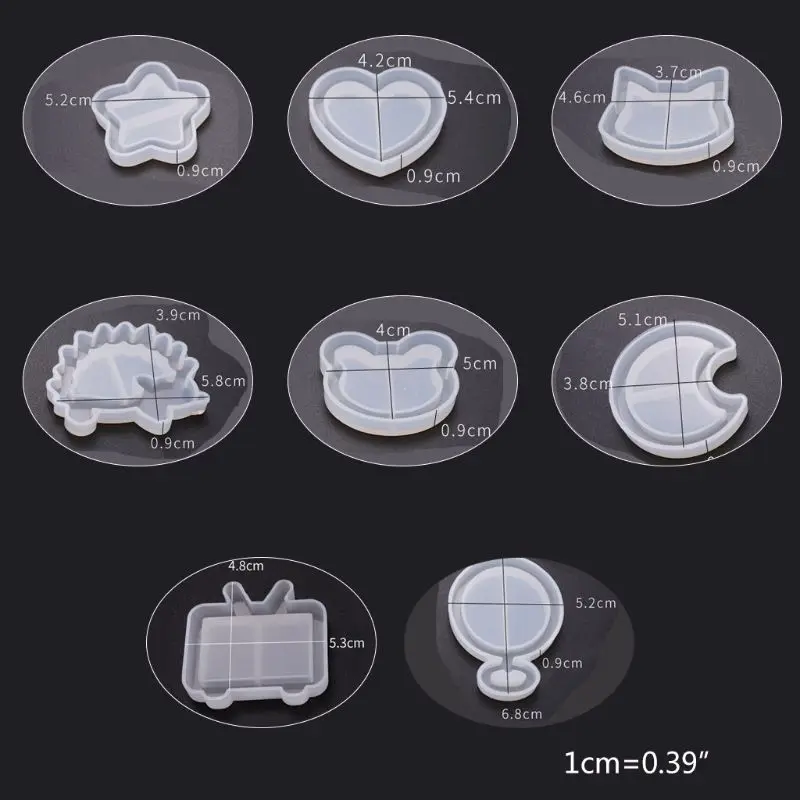 Epoxy Molds Hourglass Cat Wine Glass UV Resin Shaker Mold Crystal Silicone Mould for Jewelry Making Tools DIY Accessories