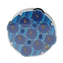 Новые магические часы Куб прозрачный синий ABS Cubo Magico профессиональные часы кубики часы интеллект шестерни детские игрушки для мальчиков