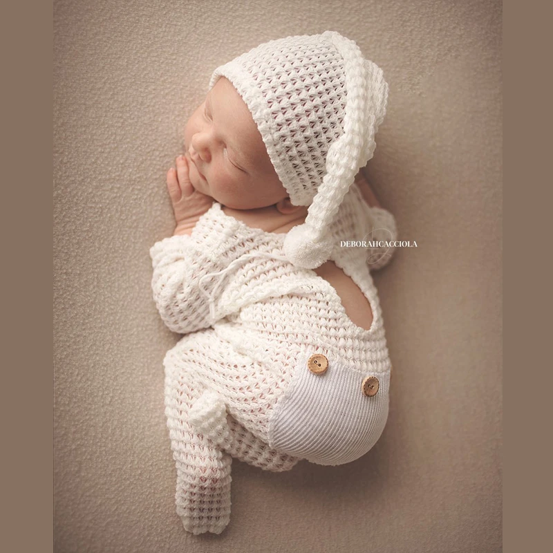 Newborn Photography Props Romper Set Hat Bebe Reborn Accesorios De Fotografia Baby Photo Studio Shoot Clothes Boy Outfit Costume Hats Caps Aliexpress