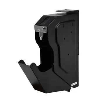 

Biometric Fingerprint Safe Box Cold-rolled Steel Security Gun Strongbox Portable Key Valuables Jewelry Storage Box