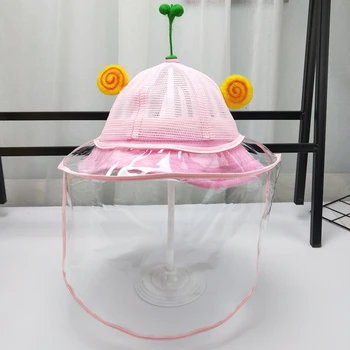 

New Anti-fog Windproof Hat Anti-saliva Face Cover Cap Kids Boys Girls Anti-spitting Infection Protective Eye Fisherman Kids Cap