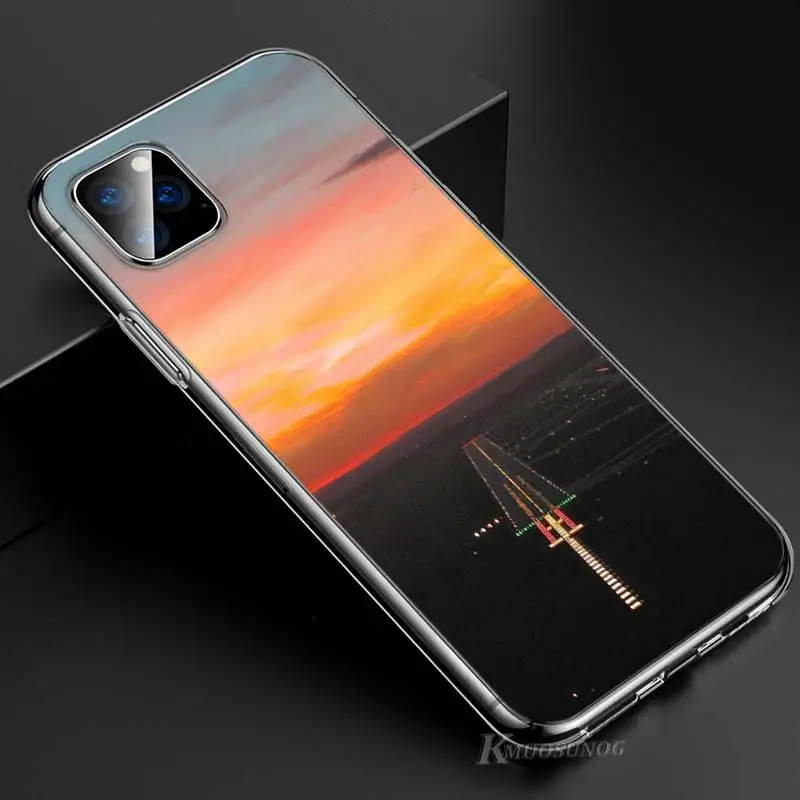Style 14 Прозрачный ТПУ чехол самолет для iPhone 11 11Pro XS MAX XR X 8 7 6S 6 Plus 5S чехол для телефона - Цвет: Style 14