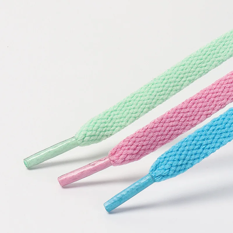 1 Pair Flat Shoelaces Classic Shoe Laces Fit Fashion Solid Sports Shoelace Casual Unisex Shoe Strings Shoe Accessories AF1
