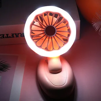 

Summer Beauty Fill Light Mobile Phone Clip-type Fan Out Summer Cool Portable Desktop Small Fans NEW