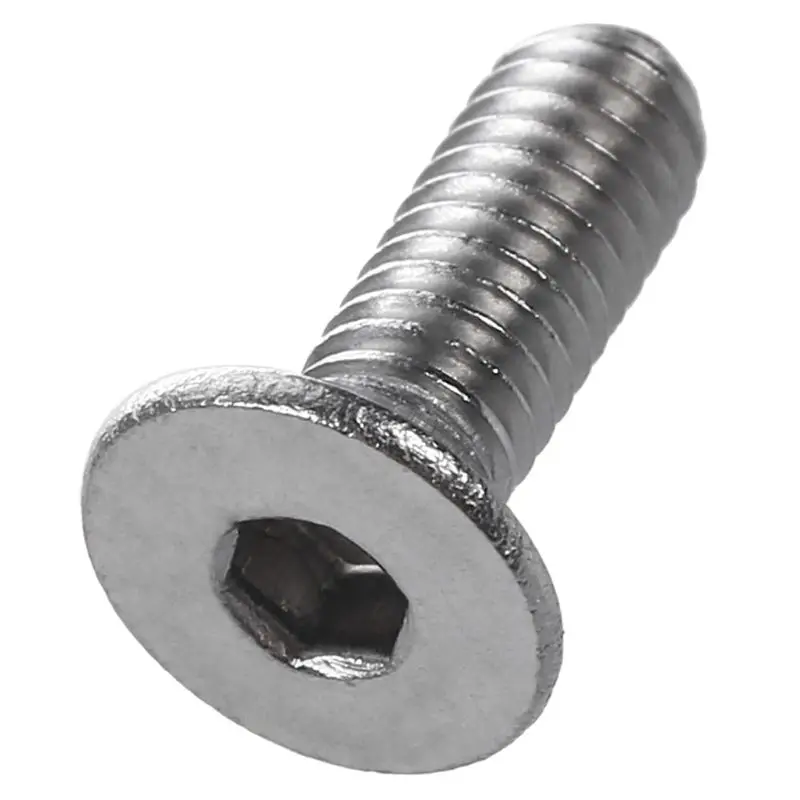 50 Pcs Stainless Steel Countersunk Screws, Hexagon Socket Hex Key Bolts M4 x 12mm