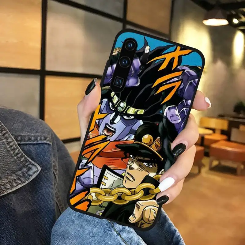 huawei phone cover Anime JoJos Kỳ Dị Phiêu Lưu Ốp Lưng Điện Thoại Huawei Honor Giao Phối P 9 10 20 30 40 Pro 10i 7 8 một X Lite Nova 5T cute phone cases huawei Cases For Huawei