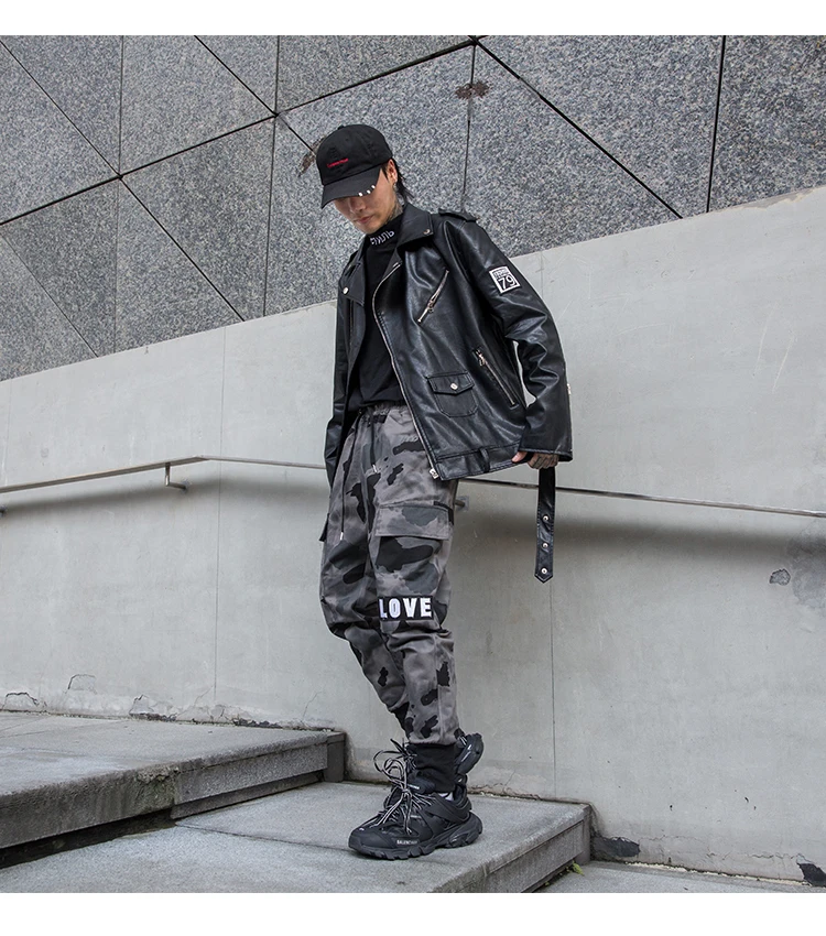Autumn Men Streetwear Joggers Casual Cotton Harem Men Pants Hip Hop Camouflage Trousers штаны мужские ABZ545