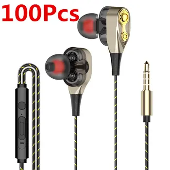 

New Sport Earphone wholesale Wired Super Bass 3.5mm Crack Colorful Headset Earbud with Microphone Hands Free 100pcs/lot