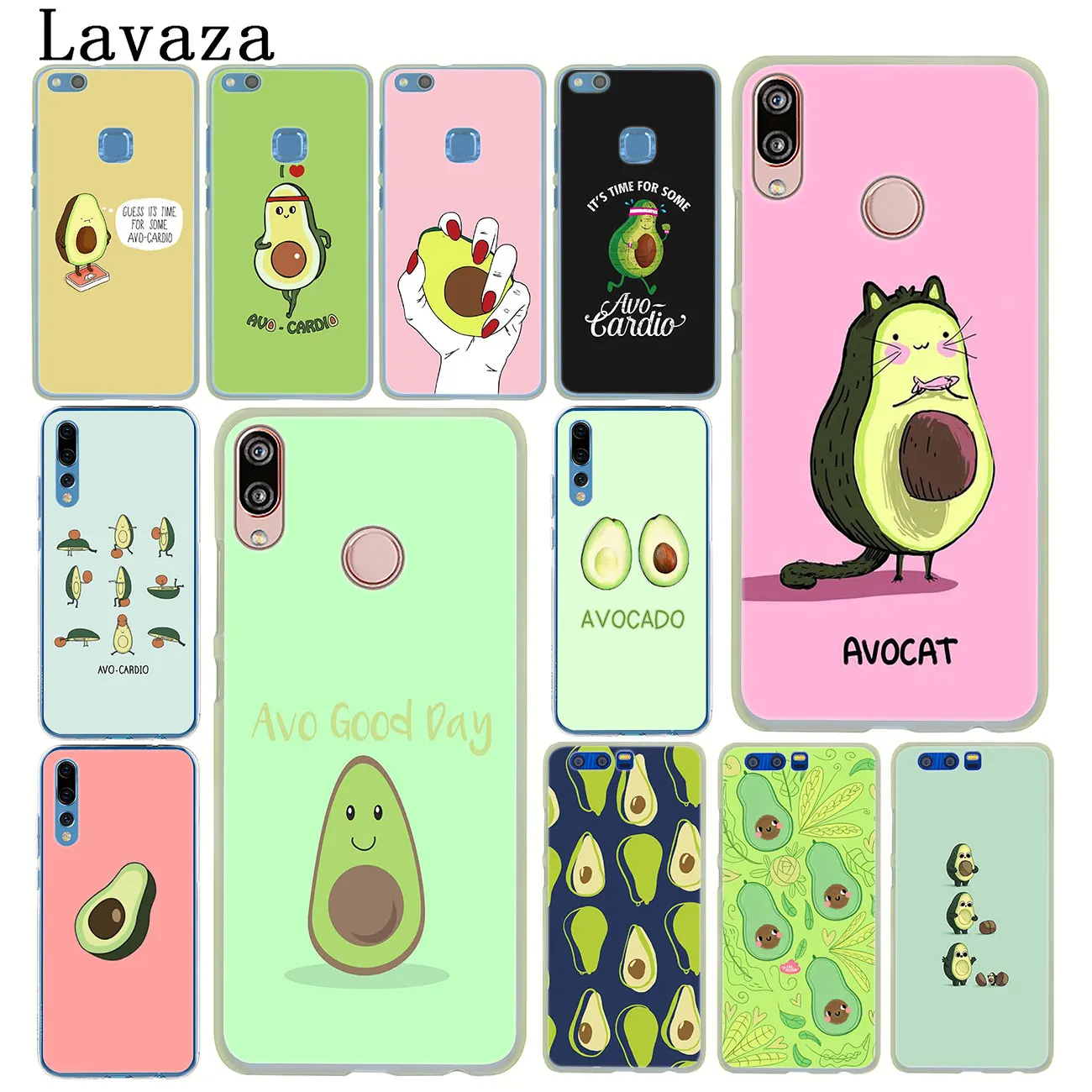 Lavaza Avo Cardio Avocado Phone Case for Huawei P30 P20 P10 P9 Plus P8 Lite Mini 2017 2016 P smart Z 2019 | Мобильные телефоны и