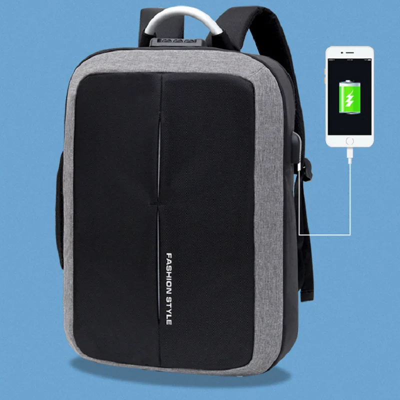 New business three piece backpack men's backpack student bag Computer Backpack Travel Bag Backpack large capacity Backpack