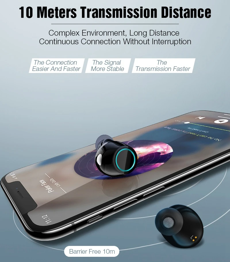 Bluetooth Earphone Wireless Earbuds 5 0 TWS Headsets Dual Earbuds bluetooth earphones wired headphones For iphone Huawei Xiaomi