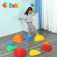 

Balance Beam Evenwichtsbalk Float Beam Stacking Stones Kindergarten Children's Early Education System Training Fitness Equipment