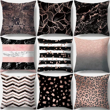 

Marble Geometric Pattern Decorative Cushions Pillowcase Polyester Cushion Cover Throw Pillow Sofa Decoration Pillowcover 40552