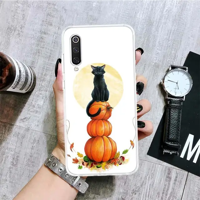 Pumpkin Happy Fall Autumn Phone Case For Xiaomi Redmi Note 10 9 8 Pro 9S 8 8T 7 6 5 6A 7A 8A 9A 9C 4X S2 K20 K30 Art Cover Coque FB187-10