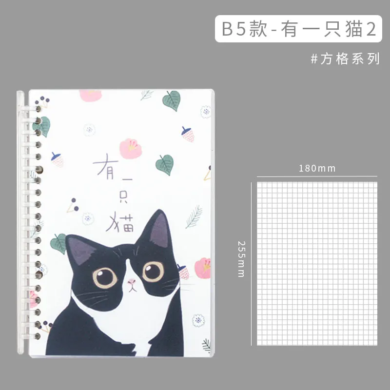1 шт., Kawaii B5, блокнот с катушкой, выдвижной блокнот, большой блокнот, планировщик, записная книжка, список, Канцтовары, школьные офисные принадлежности - Цвет: 20