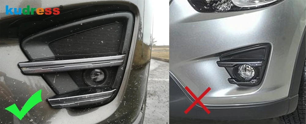 Передняя противотуманная фара для Mazda 3 5 2016 2017 передняя отделка АБС хром