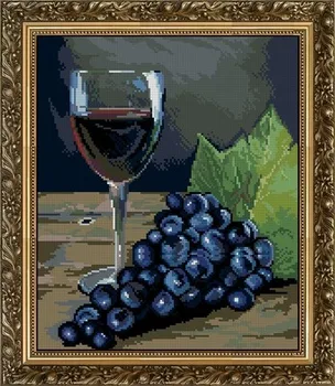 

11/14/16/18/27/22/25ct Lovely Hot Sell Counted Cross Stitch Kit Grape and Wine Beer Fruit Food