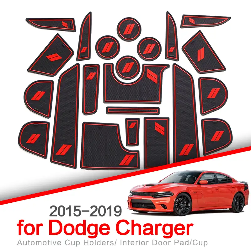 Zunduo Anti Slip Gate Slot Cup Mat For Dodge Charger 2015 2016 2017 2018 2019 Non Slip Pad Accessories Internal Slot Mat Sticker Aliexpress