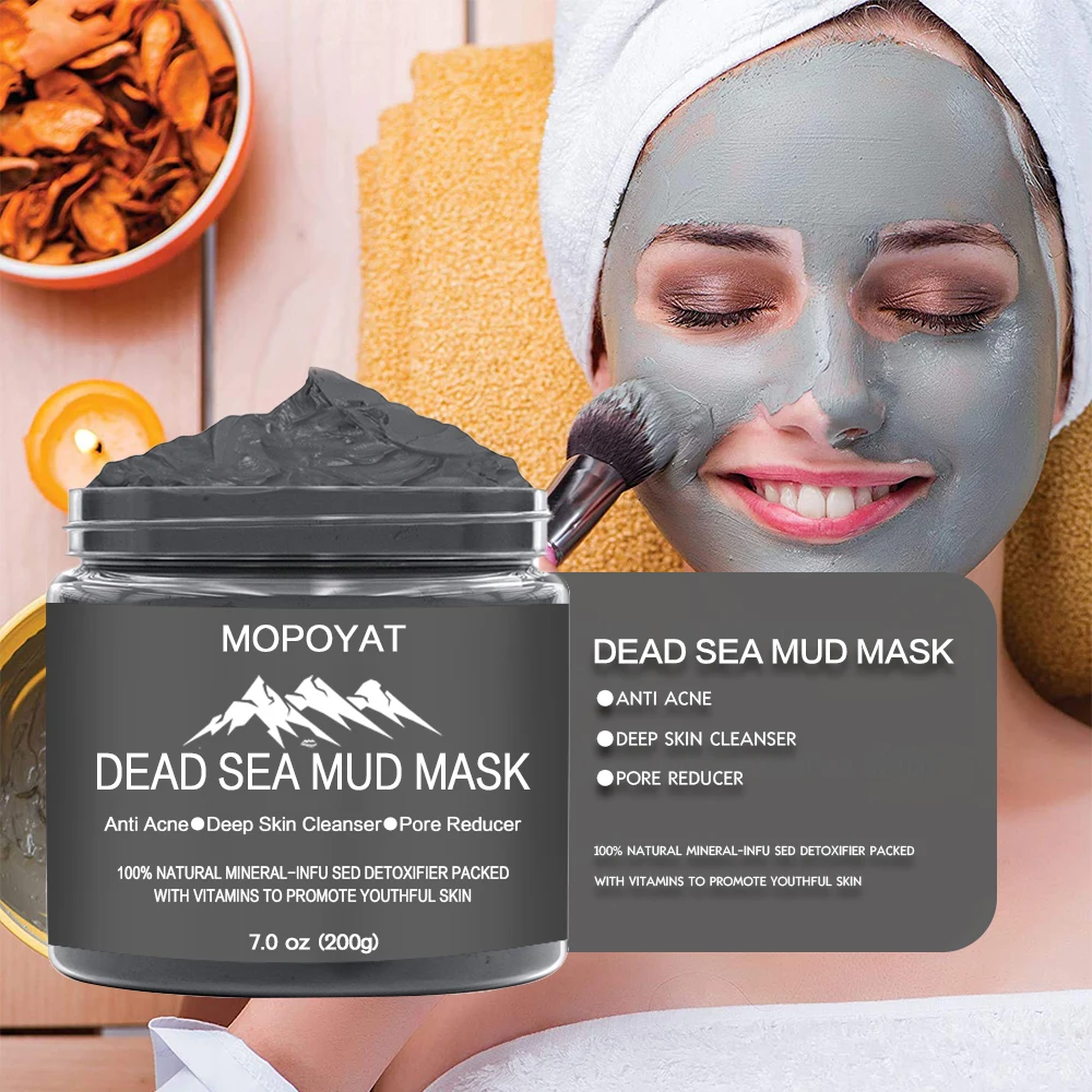 Dead Sea Mud Mask for Face and Body Purifying Acne Blackheads Oily Skin | Красота и здоровье