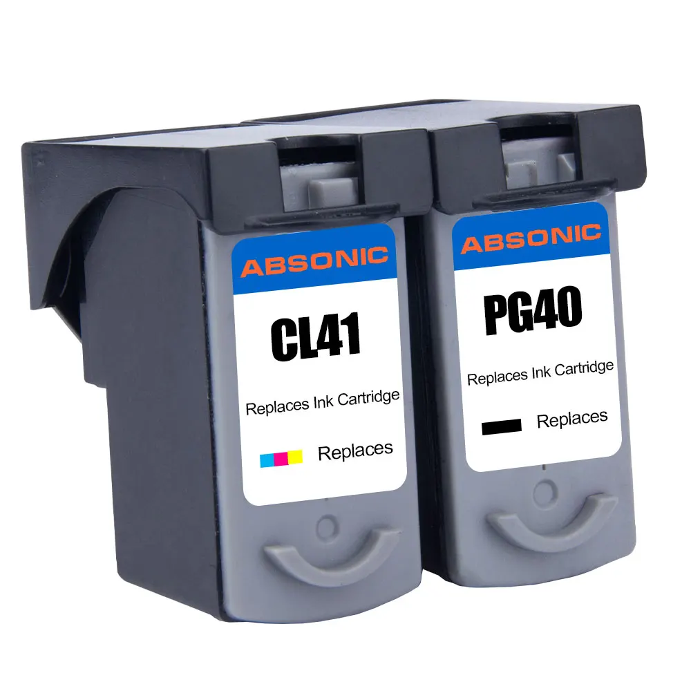 2 шт. PG40 CL41 40XL 41XL совместимый картридж для принтеров Canon PIXMA IP1600 IP1200 IP1900 MP140 MP150 MX300