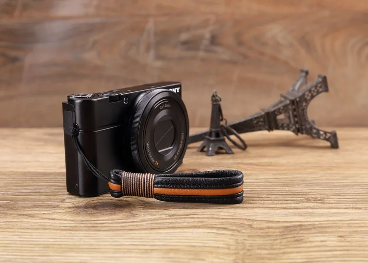 Ручной работы кожаный камера палец кольцо ремни телефон ремешок для sony A6000/A5100/NEX5T Canon G7X/G1X Fujifilm X100