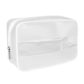 

Transparent Cosmetic Bag Fashion Travel Portable Splice Multifunctional Makeup Large Capacity Waterproof Bathroom Stereoscopic