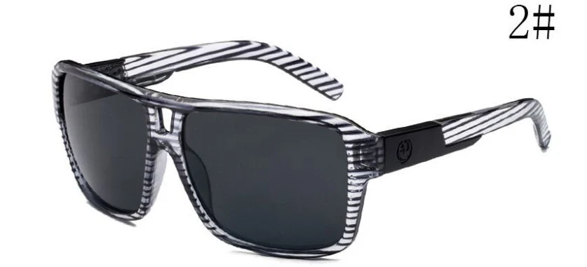 Квадратные Солнцезащитные очки, мужские, фирменный дизайн, зеркальные, для вождения, солнцезащитные очки, спортивные, для рыбалки, очки, оттенки, женские, мужские, UV400 - Цвет линз: C2