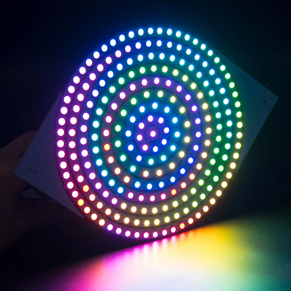 

WS2812B Round Modules DIY RGB LED Ring 37 to 241 Pixels SK6812 WS2812 5050 Circle Built-in RGB Addressable LED Ring Arduino DC5V