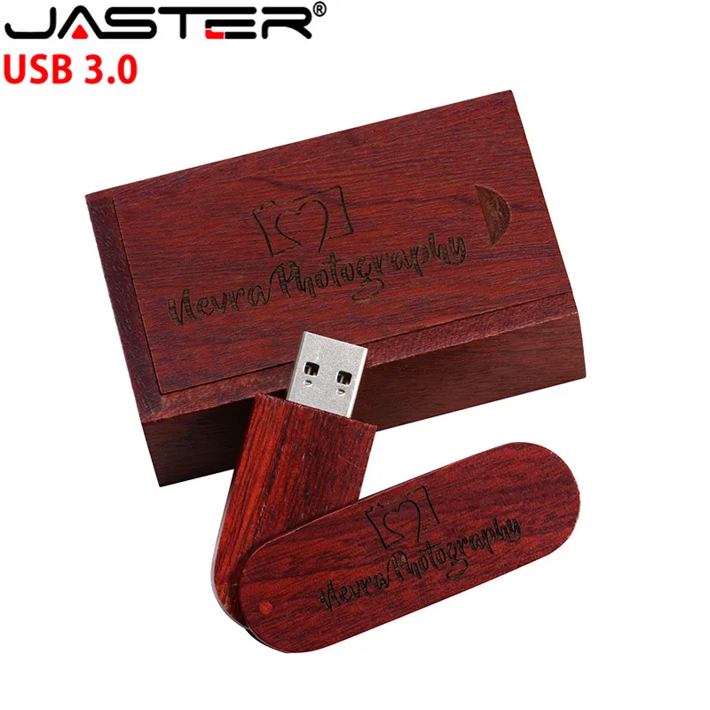 USB флеш накопитель JASTER деревянный 4 ГБ 8 16 32 64 ГБ|USB флэш-накопители| |