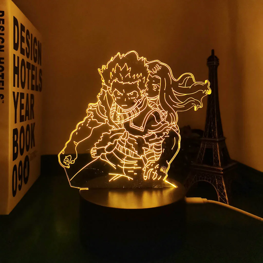 3d Lamp Anime My Hero Academia Izuku Midoriya Lamp Deku for Bedroom Decoration Birthday Gift Izuku Midoriya Led Night Light Eri home depot dinosaur light