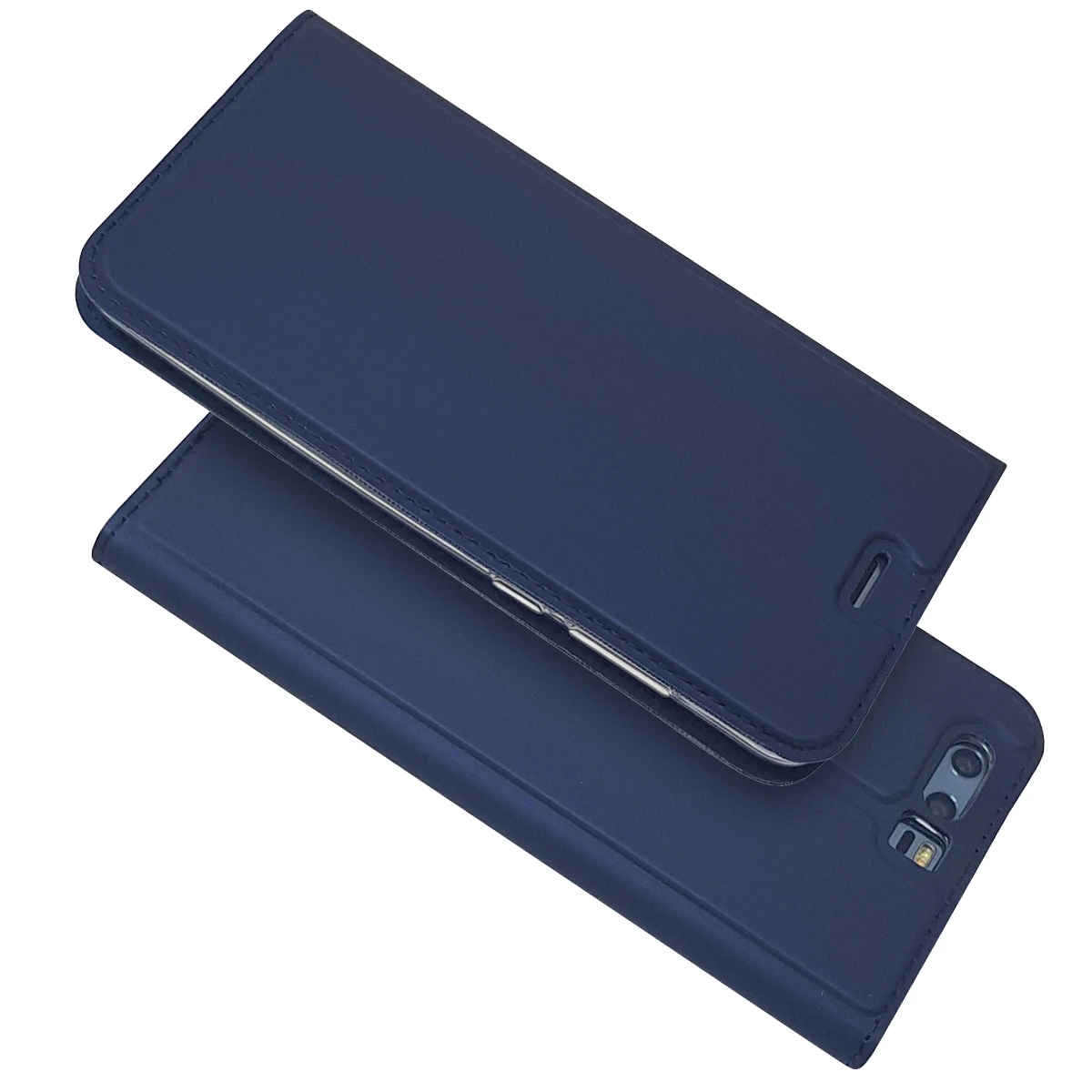 Чехол для Honor 20 10 9 8 роскошный Флип кожаный бумажник-книжка чехол для huawei P9 P10 Plus P20 P30 mate 20 10 Pro Lite чехол для телефона - Цвет: Синий