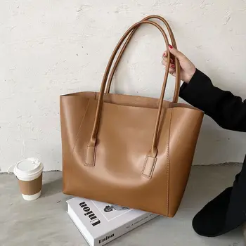 

fashion large capacity tote women shoulder bags designer handbags luxury soft pu leather messenger bag female big composite bags