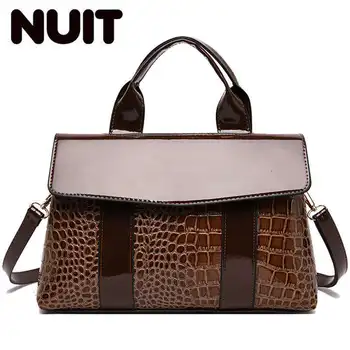 

Luxurious Ladies Handbags 2020 High Quality Leather Women Bags Crocodile Pattern Tote For Lady Designer Shoulder Crossbody Bag