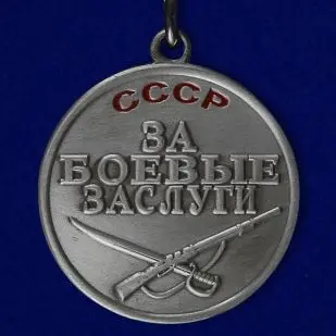Рисунок 2 - Медаль "За боевые заслуги"