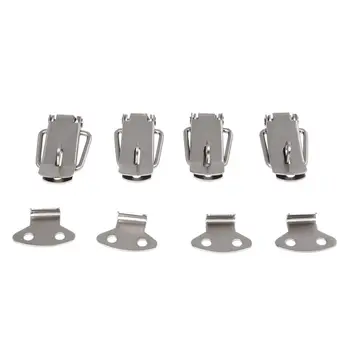 

4 Pcs Chest Case Drawer Spring Loaded Draw Toggle Latch 2.8" Length