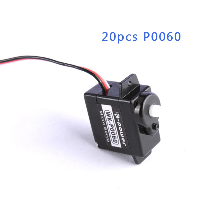 20PCS K-power P0060 6G 1.2KG/0.09Sec Plastic Gear Coreless Motor servo Mini/Micro Analog for RC Airplane Helicopter | Игрушки и хобби
