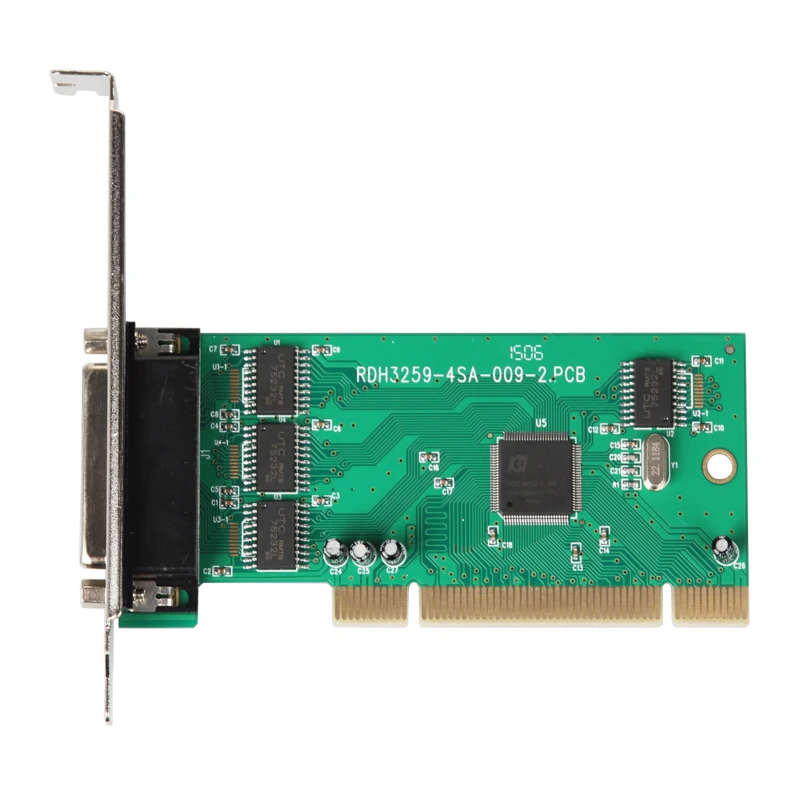 Высококачественный чип IOC845 4 DB-9 последовательный(rs-232) порты pci-контроллер поддержка карт Низкий кронштейн Лучшая цена