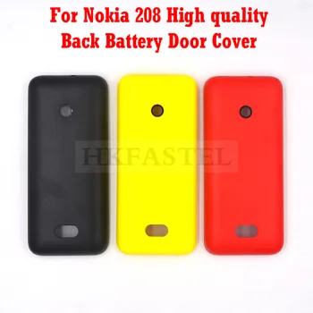 

High quality Back Cover For Nokia 208 Mobile Phone Back housing battery door Cover Case