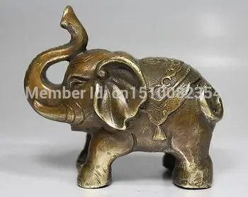 

Charming!CHINESE HANDWORK ELEPHANT OLD COPPER STATUE