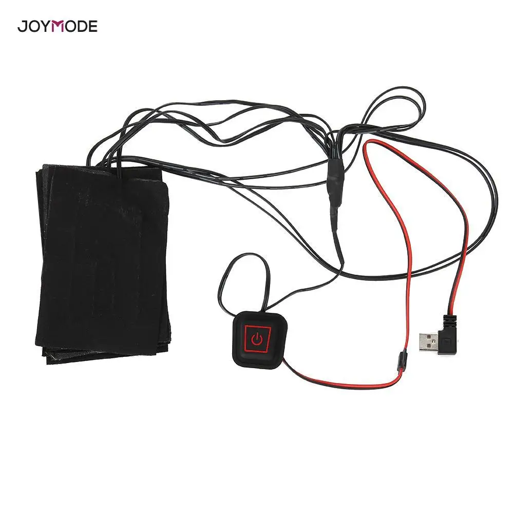 JOYMODE зимняя USB электрическая куртка с подогревом грелка для улицы теплая зимняя нагревательная жилетка колодки для DIY Одежда с подогревом