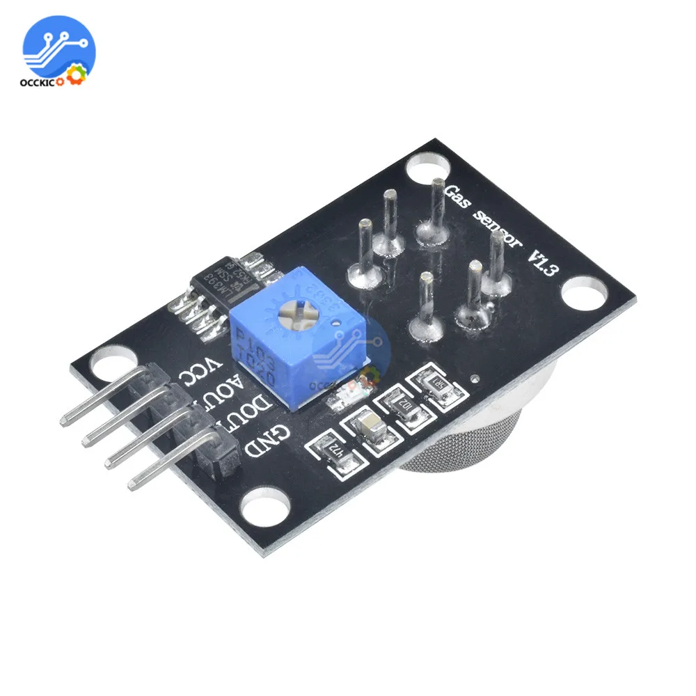 MQ 2 MQ2 датчик дыма V1.3 LPG Бутан водородный детектор модуля для Arduino TTL выход