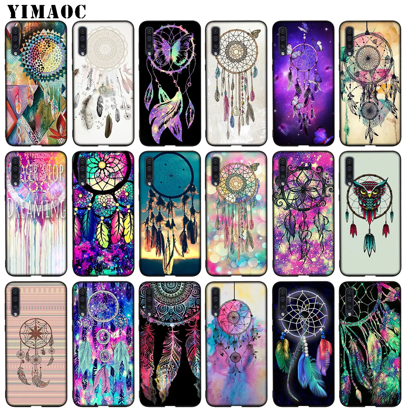 YIMAOC Ловец снов акварельный мягкий чехол для Samsung Galaxy A51 A71 A81 A91 A41 A21 A11 A01 M10 M20 M30 M40 |