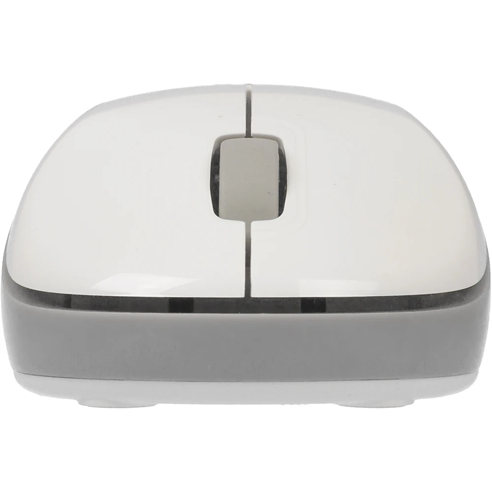 Мышь Logitech Mini M187 белый/серый оптическая(1000dpi) беспроводная USB для ноутбука(2but