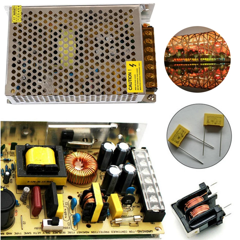 DC 12V 8.5A 100W переключатель питания светодиодные полосы освещения адаптер Pro Mini прочный