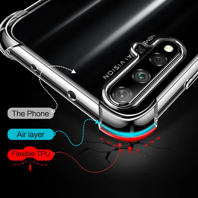 Прозрачный мягкий силиконовый чехол из ТПУ силикона БФ чехол для huawei P30 lite P20 Pro P10 плюс Коврики 20 10 Pro lite Y9 Nova 4 3 Honor V20 9 Примечание 10 8C 7X играть